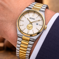 Seiko Down Second Watch (Gold & Silver)