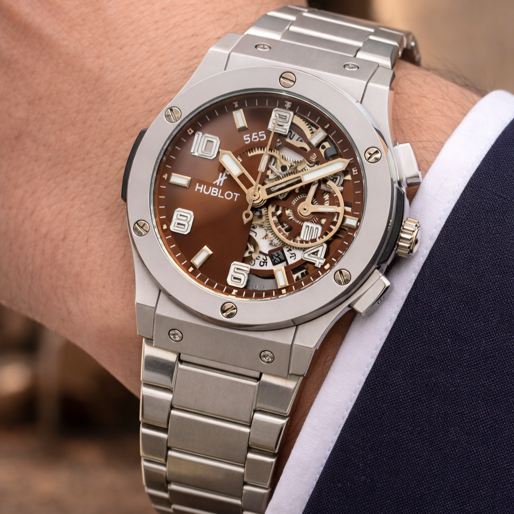 Hublot Skeleton Model Men’s Watch