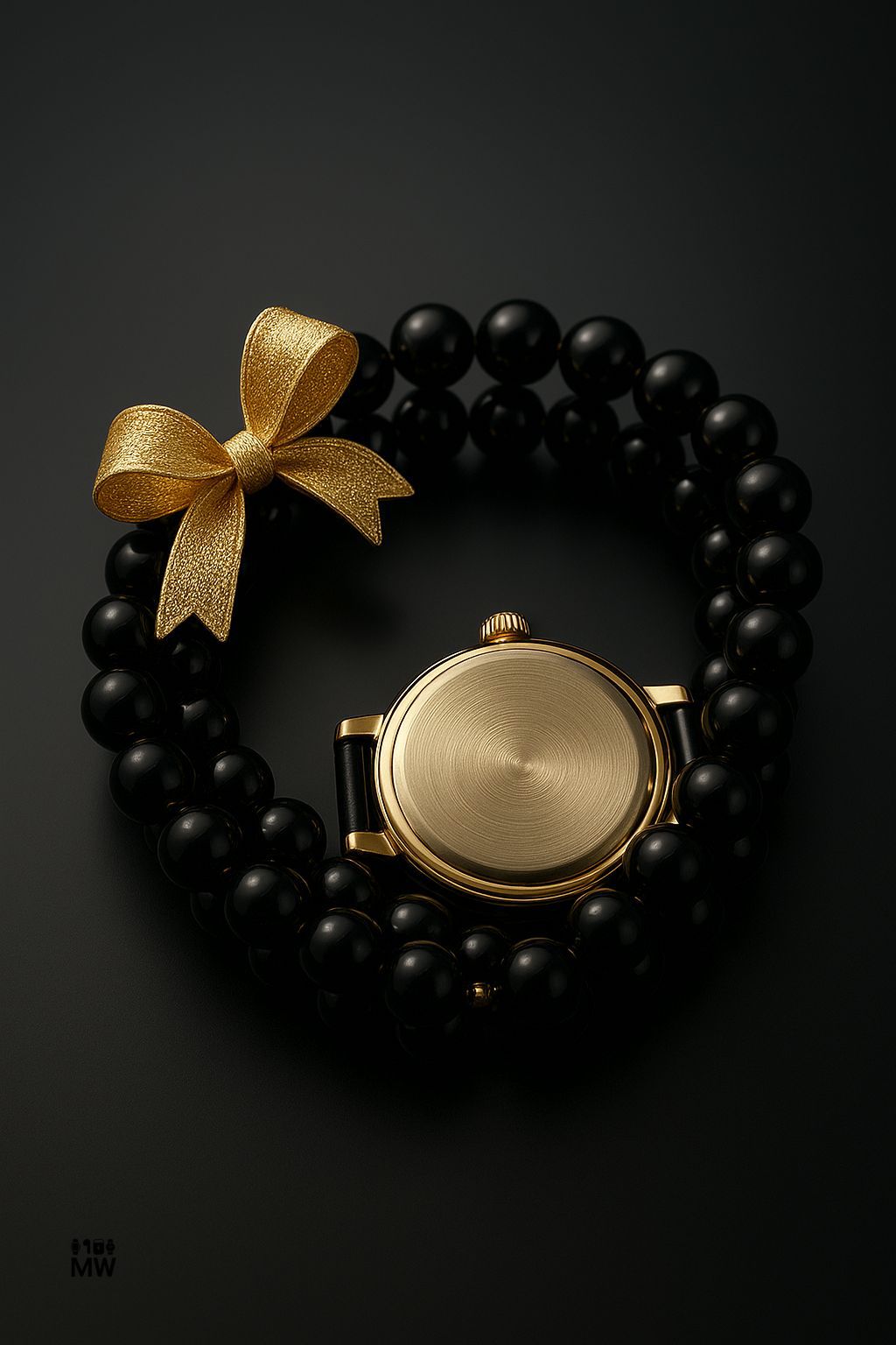 Double Layer Pearls Watch (For Her)