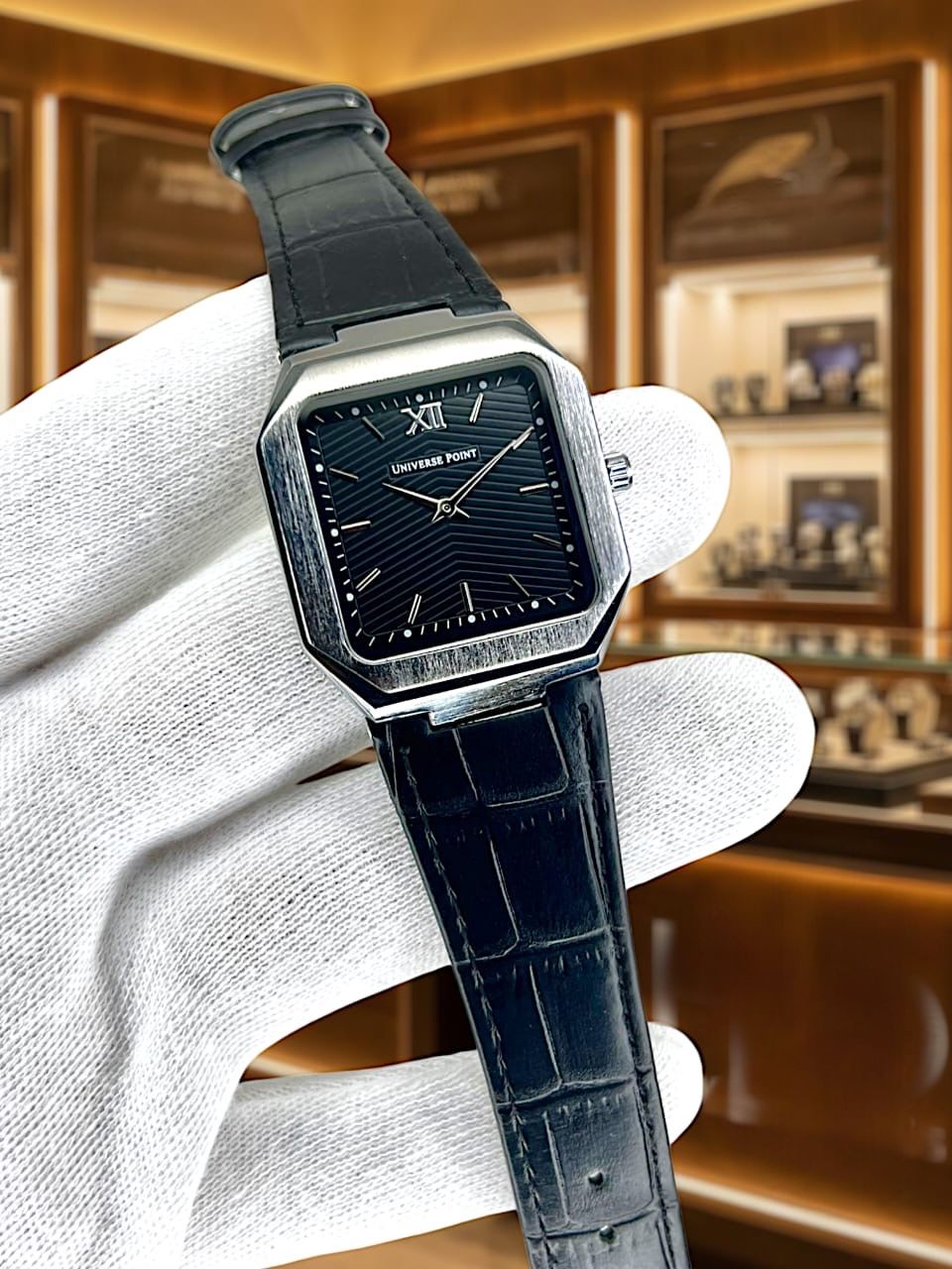 Universe Point Original Leather Strap Watch