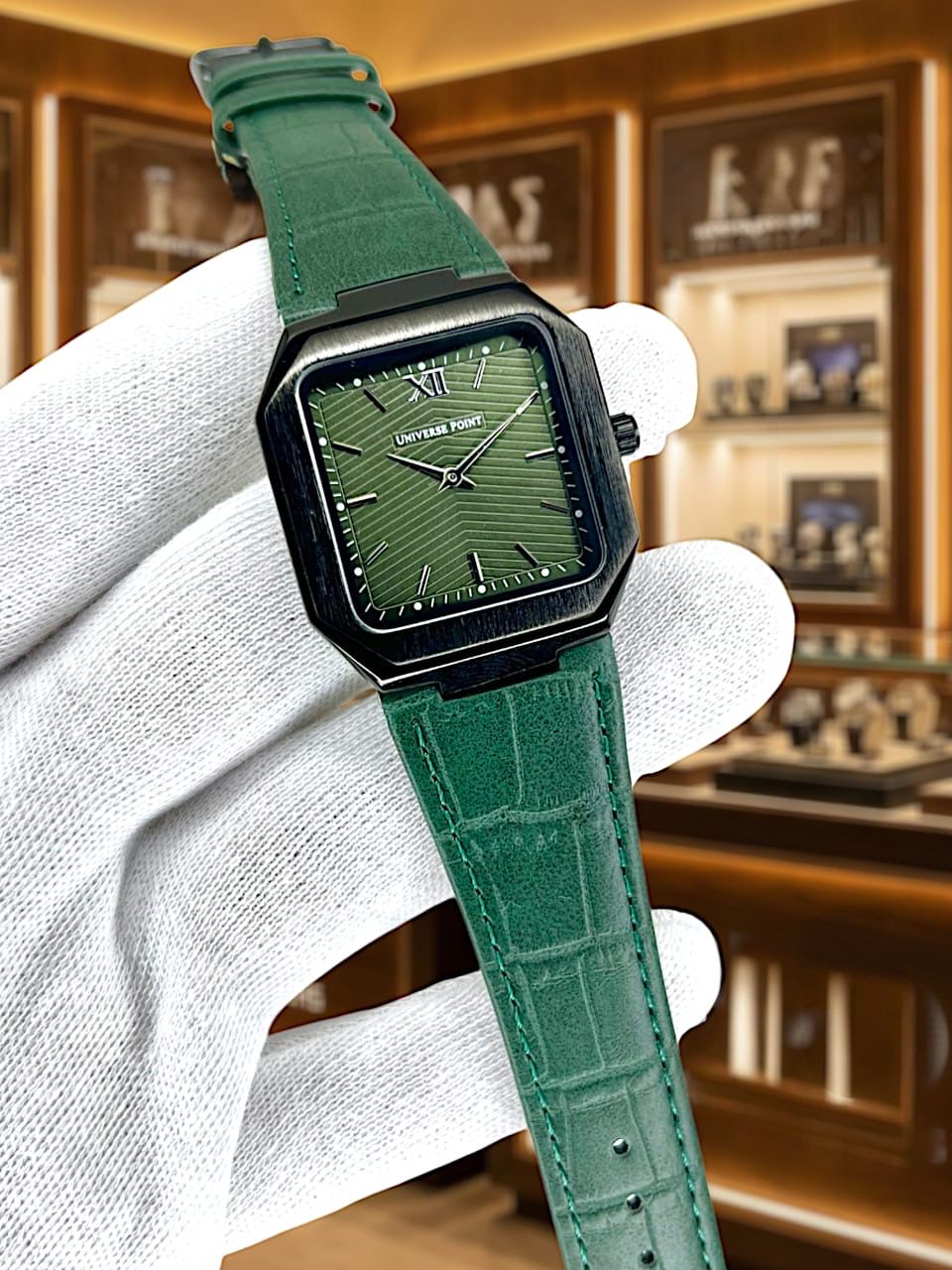 Universe Point Original Leather Strap Watch