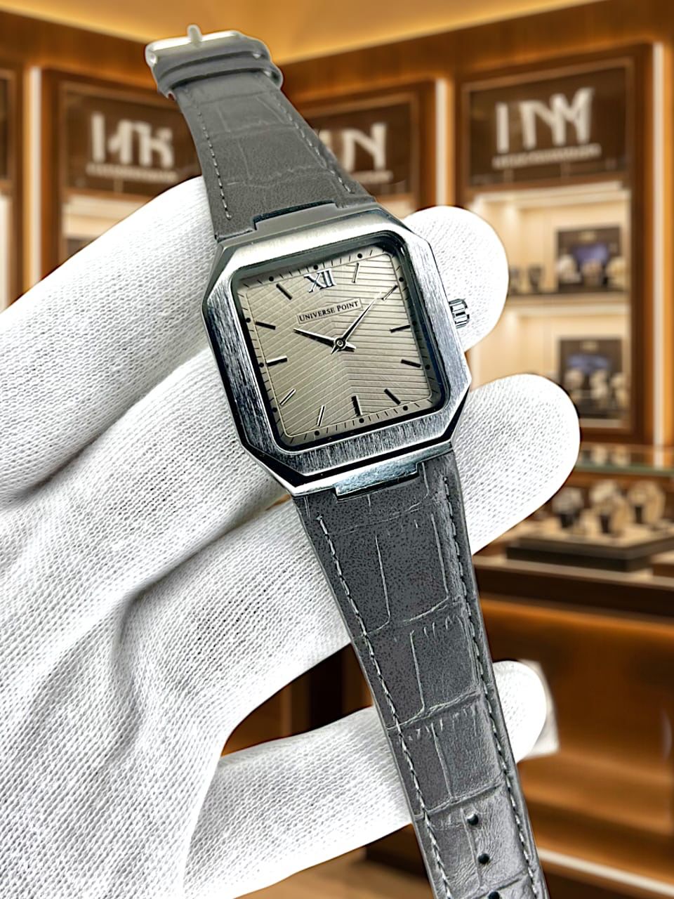 Universe Point Original Leather Strap Watch