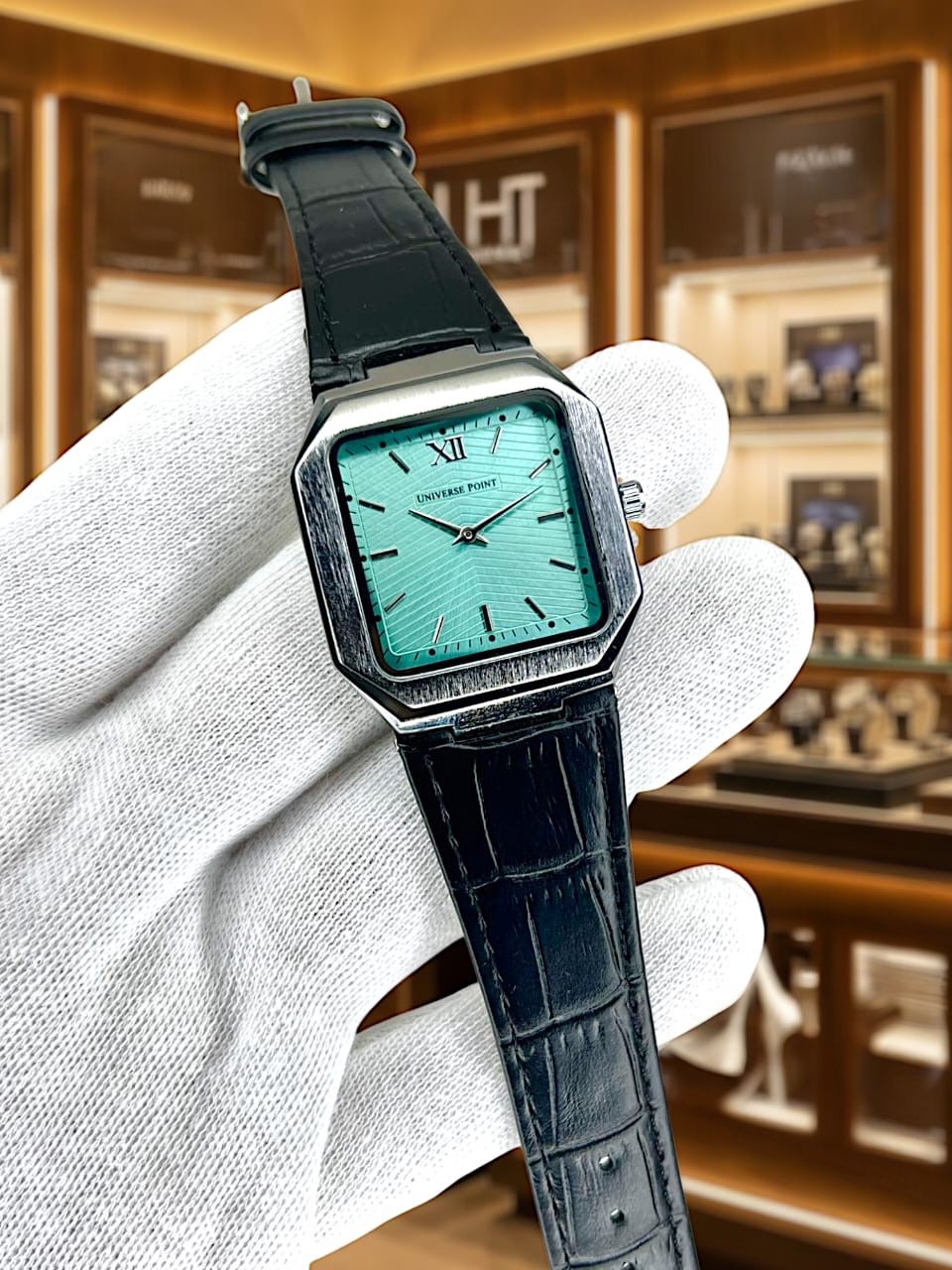 Universe Point Original Leather Strap Watch