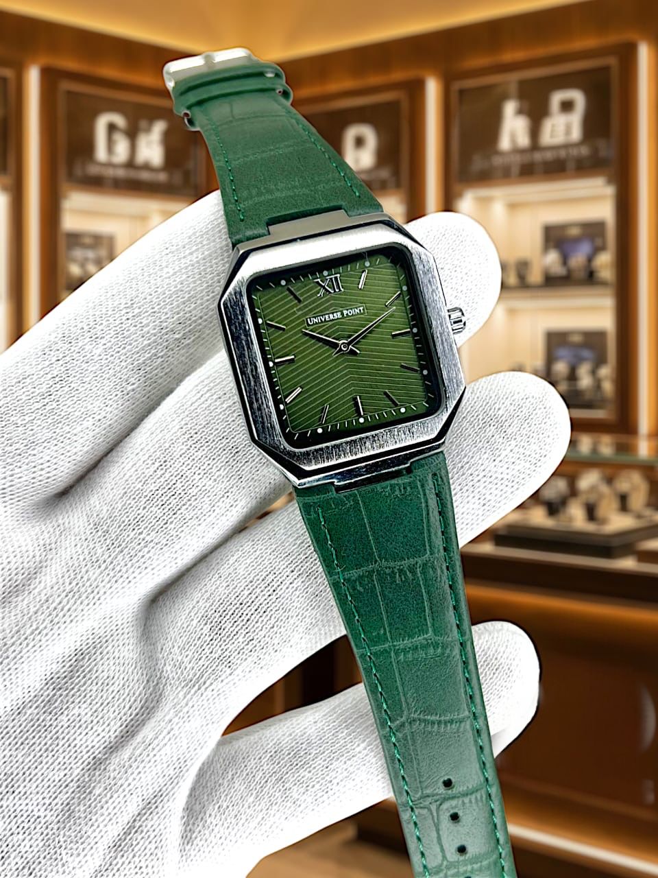 Universe Point Original Leather Strap Watch