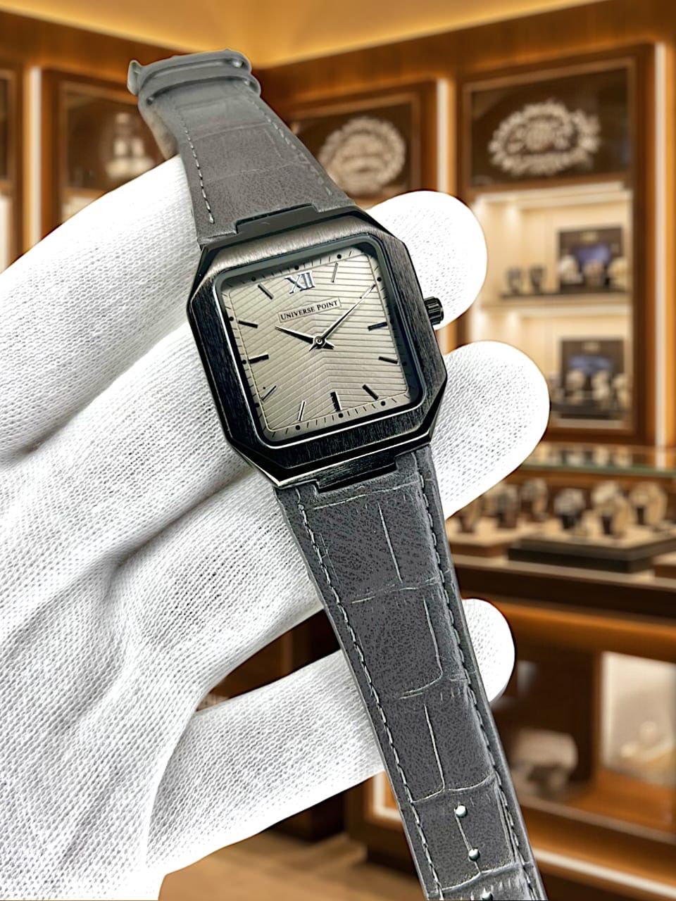 Universe Point Original Leather Strap Watch